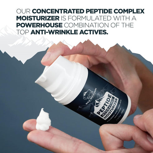 Peptide Moisturizer for Men - Mens Face Moisturizer - Face Moisturizer for Men - Mens Moisturizer - Mens Facial Moisturizer - Mens Face Lotion - F...