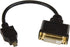 StarTech.com 8in Micro HDMI to DVI-D Adapter M/F - 8in Micro HDMI to DVI Cable - Connect a Micro HDMI phone or laptop to a DVI-D display (HDDDVIMF...