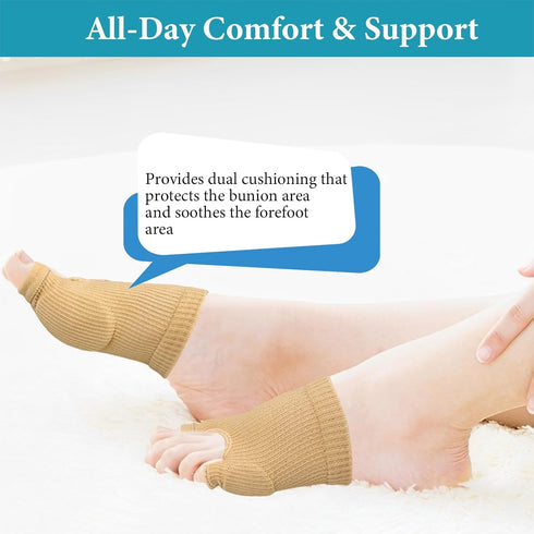 Upgrade Bunion Pads for Women Men,union Relief Protector Guards for the Thumb and Little Toe,Hallux Valgus Pain Relief Non-Slip Toe Straightener (...
