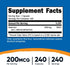 Nutricost Selenium 200mcg, 240 Vegetarian Capsules, Non-GMO, Gluten Free L-Selenomethionine...