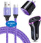 Type C Wall Charger Block Plug Car Charger Adapter+Fast Charging USB C Cable for Samsung Galaxy S24 S23 S22 S21 Note 20 Ultra S20 FE S10E S10 S9 A...