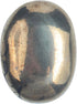 Golden Pyrite Palm Stone, Worry Stone Large Oval Palm Stone Chakra Healing Hand Carved Pocket Massage Stone Reiki Polished Stone Massage Spa Energ...
