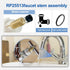 4 Pack Replacement for RP25513 Faucet Stem Cartridges Assembly Repair Kit for Delta Two Handle Lavatory Centerset Widespread Bathroom Faucet RP499...