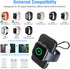 Portable Wireless Charger for Apple Watch 9/8/Ultra//4/37/6/5/2/SE, 5000mAh Magnetic iWatch Charger Power Bank with Built in Cable - Travel for Al...