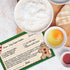 Current Gingerbread Man Recipe Cards - 4x6 Inches, Single Sided Blank Cardstock for Family Thanksgiving, Cookie, & Baking Recipes, Cute Bridal Sho...