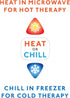 Bucky Heartwarmer-Mini Hot&Cold Therapy Pad, Red, Small...