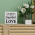 Rustic Kitchen Wooden Box Sign Desk Decor, the Secret Ingredient Is Always Love Wood Block Sign Home Kitchen Tabletop Shelf Desk Decoration, 5 X 5...