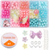 Jewelry Making Kit for Girls, Large DIY Beads for Creative Necklace Bracelet Rings, Unicorn Princess Mix Beads Arts & Crafts Making Bead Kit, Gift...