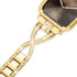 wipalor Dressy X Band for Gold Apple Watch Bands 40mm for Women with Bling Diamond Case, Metal Thin iWatch Bands for women, Designer Cute Band for...