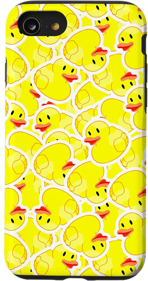 iPhone SE (2020) / 7 / 8 Rubber Ducks Duckies Pattern Cute Animal Lover Case...