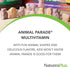 Natures Plus Animal Parade Children's Chewable Multivitamin - 90 Animal-Shaped Tablets - Natural Assorted Flavors - Vegetarian, Gluten Free - 45 S...