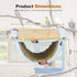 Bird Tent Bed for Cage Hanging Hammock Snuggle Hut Parrot Tent Toy Bird Nest Perch for Parakeet Budgies Cockatiels Cockatoo Finch Conures...
