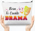 CMNIM Theatre Life Gift Drama Theater Make Up Bag for Drama Actor Actress Cosmetic Pouch Gift for Born To Create Drama Bags (Create Drama Makeup B...
