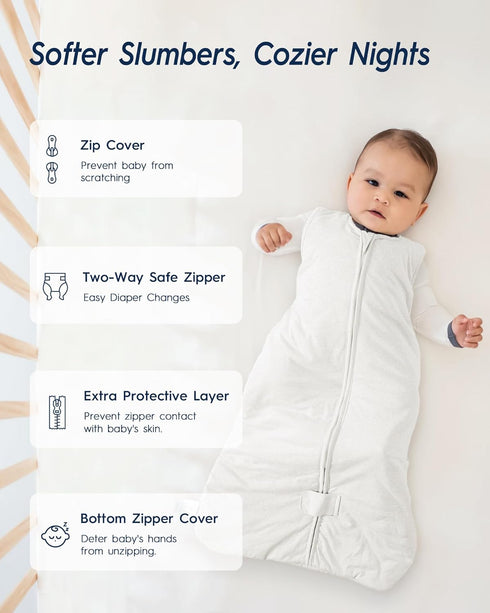 TotAha Baby Sleep Sack 18-24 Month TOG 1.0, Premium Soft Wearable Blanket Baby Sleeping Bag with 2-way Safe Zipper for infant Babies Girl Boy...