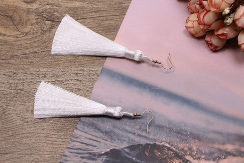Tupalizy 10PCS Handmade Soft Silky Tassels with Hanging Loop for Bookmarks Keychains Earring Bracelets Jewelry Making Souvenir Graduation Clothing...