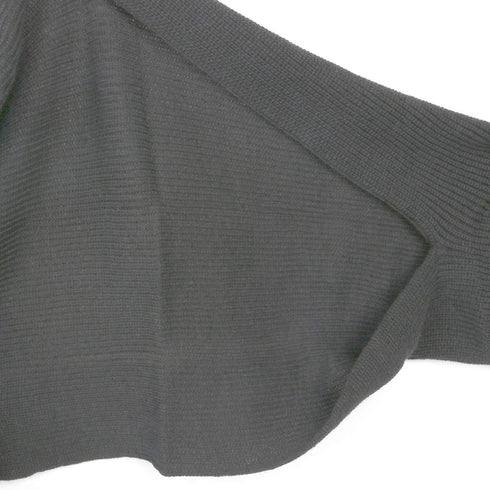 SEWACC Knitted Wrap Scarf Autumn Winter Knitted Scarf with Sleeves Unisex Scarf Cape Shawl for Women Men (Black)...