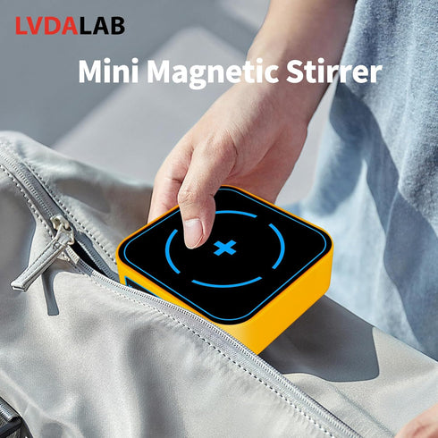 Magnetic Stirrer, Magnetic Stir Plate, 3000RPM Magnetic Stirrer Mixer with Stir Bar Mini Magnetic Stirrer Lab Stirrers Magnetic Mixer, Max Capacit...
