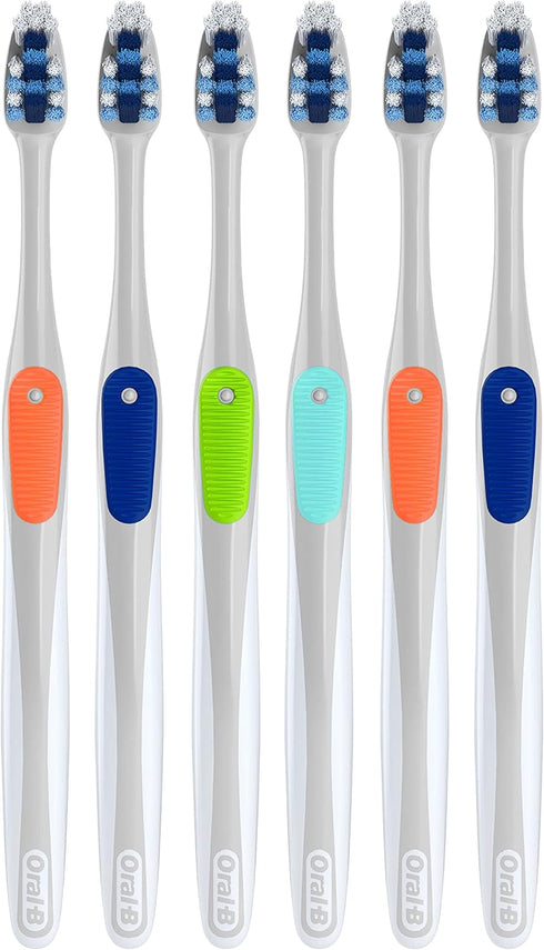 Oral-B CrossAction Compact Toothbrush, Soft, 6 Count...