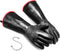 BBQ Gloves - 1472°F Thicken Heat Resistant Gloves w/S-Hook 14 in Kitchen Oven Mitts Waterproof Grill Gloves Oil Resistant Grilling Gloves Cooking ...