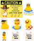 Cruise Magnets for Door Decoration, 8 pcs Fun Cruise Ducks Themed Decorative Magnets for Cruise Cabin Doors, Car, Fridge and Metal Surfaces(Cruise...