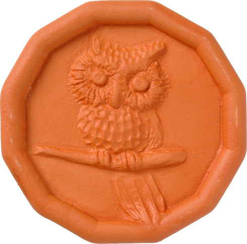 JBK Pottery Brown Sugar Savers - Set of 6 - Hummingbird, Maple Leaf, Sun, Owl, Bear, and Daisy Designs...