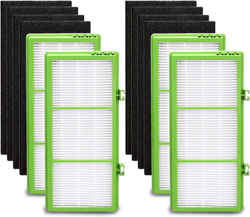 Filter Compatible with Holmes Aer1 Series, Replacement Parts # HAPF300AH-U4R, HAP242-NUC (4 True Replacement + 8 Booster Pre-Filter)...