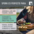 Light My Fire Spork Original 3-in-1 Camping Spoon Fork Knife Combo Reusable Travel & Camping Utensils Lunch Spork Outdoor Backpacking Hiking Picni...