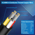 14 Gauge 4 Conductor Wire, 10FT 14/4 Tinned Copper 4 Wire Cable, Stranded Electrical Wires for Speaker,Automotive,Thermostat,Trailer,Irrigation,Sp...