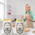 8 Pcs Large Linen Bread Bag for Homemade Bread Reusable Bread Container and Saver Drawstring Bread Storage Bags Unbleached Bread Storage Container...
