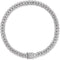 Dog Chain Silver Cuban Collars,Walking Silver Dog Metal Chain Choke Collar with Design Secure Buckle,Pet Cuban Crystal Collar Necklace Accessories...