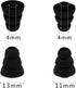 ALXCD Ear Tips for LG HBS 730 HBS750 800 910 Headset, (S/M/L) 3 Pair Ear Tips & (S/L) 2 Pair Triple Flange Tips & (M) 1 Pair Double Flange Tip, Fi...