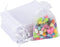 G2PLUS 100PCS White Organza Bags, 4x6 in Sheer Mesh Drawstring Gift Bags, Jewelry Pouches Candy Bag for Christmas, Wedding Favors...