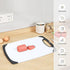 KUFUNG Kitchen Cutting Board - Juice Grooves with Easy-Grip Handles, Non-Porous, Dishwasher Safe (S, Black)...