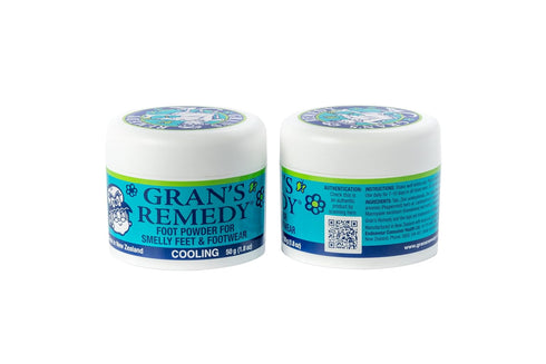 Gran's Remedy Natural Shoe Deodorizer and Foot Odor Eliminator Powder for Men, Women, and Kids, Absorb Sweat and Moisture, Neutralize Smelly Odors...