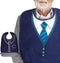 Adult Bibs for Men, Wipe ‘n Wear Clothing Protectors for Eating, Senior Adult Bib Crumb Catcher, Waterproof, Reusable, Washable (Blue Tie)...