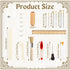 22 Pcs Hand Bookbinding Tools,Bookbinding Kit Starter Tools Set Bone Folder Paper Creaser Curved Needles Wax Thread Glue Brush Awl Ruler DIY Book ...