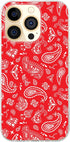 Blingy's for iPhone 13 Pro Case (6.1 inch), Fun Bandana Style Tribal Ethnic Pattern Paisley Art Design Soft TPU Protective Case Compatible for iPh...