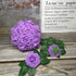 Artificial Flowers 25pcs Real Looking Purple Foam Fake Roses with Stems for DIY Wedding Bouquets White Bridal Shower Centerpieces Arrangements Mot...