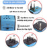 JIYHF International Travel Plug Adapter, Mobile Phones Charger All-in-One International Plug Adapter with 3 USB Ports and 1 AC Socket Adaptor for ...