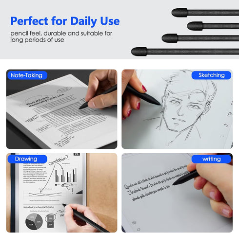 6 Pack Felt Nib Compatible for Remarkable 2 Marker and Marker Plus......