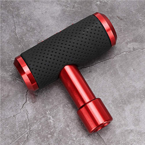 Car Shift Knob, Car Shift Gear Knob T Shaped Universal Manual/Automatic Gear Shifter Knob Replacement Part (Red)...