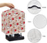 Coffee Printed Coffee Maker Cover with Top Handle, Foldable Large Appliances Cover Dustproof Washable Protective Cover Fits Kitchen Bar Home Dinin...