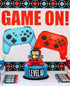 Level 10th Cake Topper for Video Game Theme Gaming Party Birthday Anniversary Celebration...