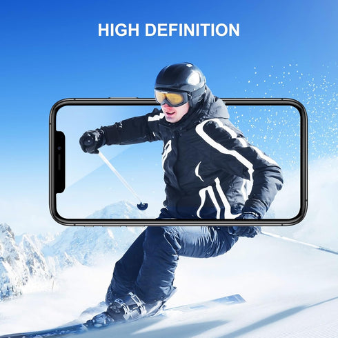 SIBEITU 3 Pack Screen Protector for iPhone 11 with 3 Pack Camera Lens Tempered Glass Protector, 6.1 Inch Tempered Glass HD Clear 9H Hardness for i...