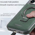 Luxury Leather Invisible Stand for iPhone Case, iPhone Leather Case with Magsafe, Case Drop Protection for iPhone 15/14/13/12 Pro Max (Brown, for ...
