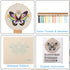 Tolovis Animal Butterfly Embroidery Kits for Beginners with Floral Patterns Pattern, Easy DIY Craft Punch Needle Starter Cross Stitch Kit DIY Need...