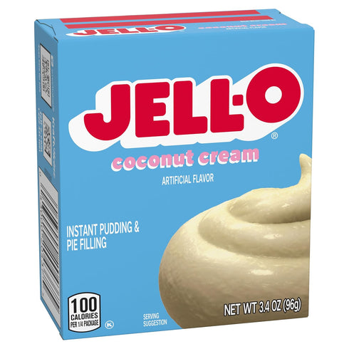 Jell-O Instant Coconut Cream Pudding & Pie Filling (3.4 oz Boxes, Pack of 6)...