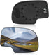 BDFHYK Passenger Side Heated Mirror Glass Compatible with Chevy Avalanche SilveradoTahoe GMC Sierra 1500 Cadillac Escalade Side View Convex Mirror...