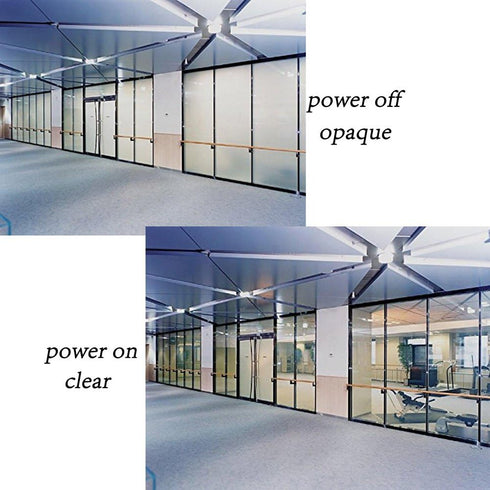 HOHOFILM Electronic PDLC Smart Film PDLC Switchable Smart Film Electric Smart Glass Film(15cmx15cm)...
