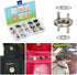 TIMESETL 30 Set 14/18mm Magnetic Snap for Purses Magnetic Bag Fastener Clasp Button with Storage Box for Sewing, Craft, Bags, Clothes, Leather - 3...